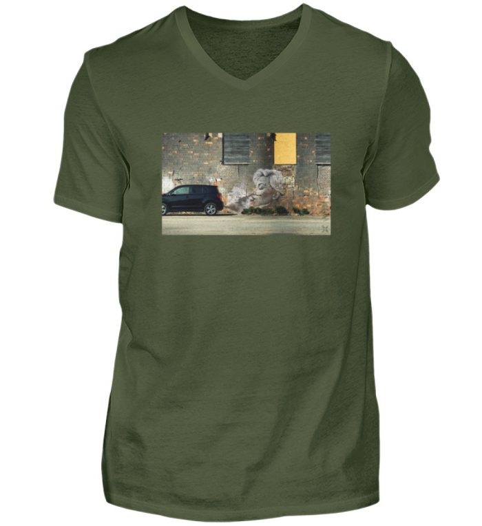 STÄUBCHENS FINEST | Shirt gegen Feinstaub - Herren V-Neck Shirt-2587