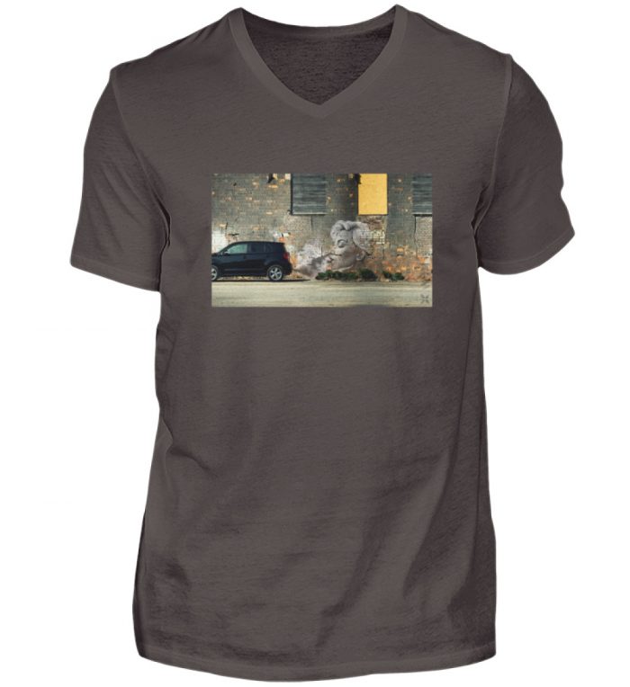 STÄUBCHENS FINEST | Shirt gegen Feinstaub - Herren V-Neck Shirt-2618