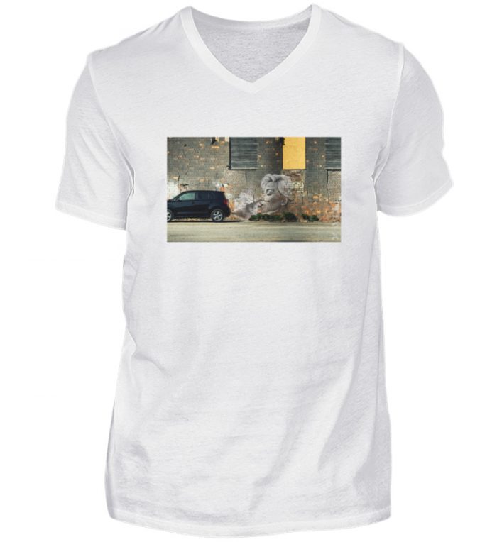 STÄUBCHENS FINEST | Shirt gegen Feinstaub - Herren V-Neck Shirt-3
