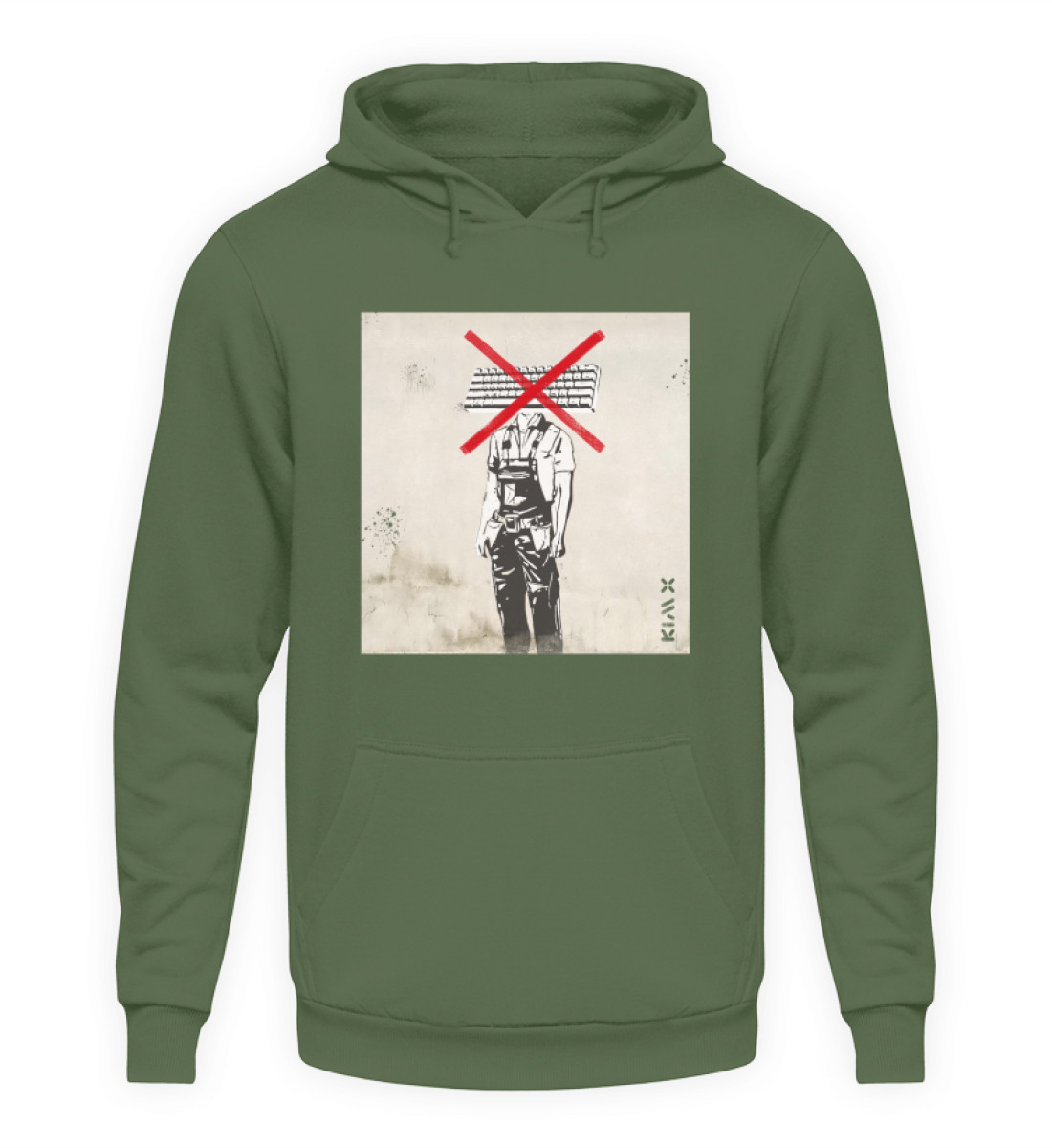NO IT PROJEKT | KIM X Hoodie - Unisex Kapuzenpullover Hoodie-7267