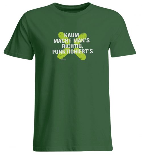 Kaum macht man-s richtig ÜBERGRÖSSE - Übergrößenshirt-833