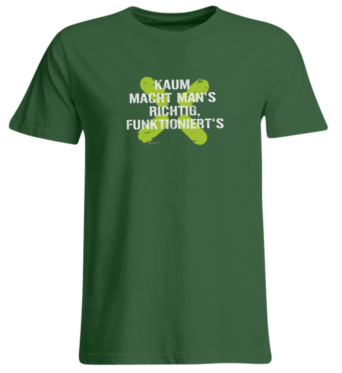 Kaum macht man-s richtig ÜBERGRÖSSE - Übergrößenshirt-833