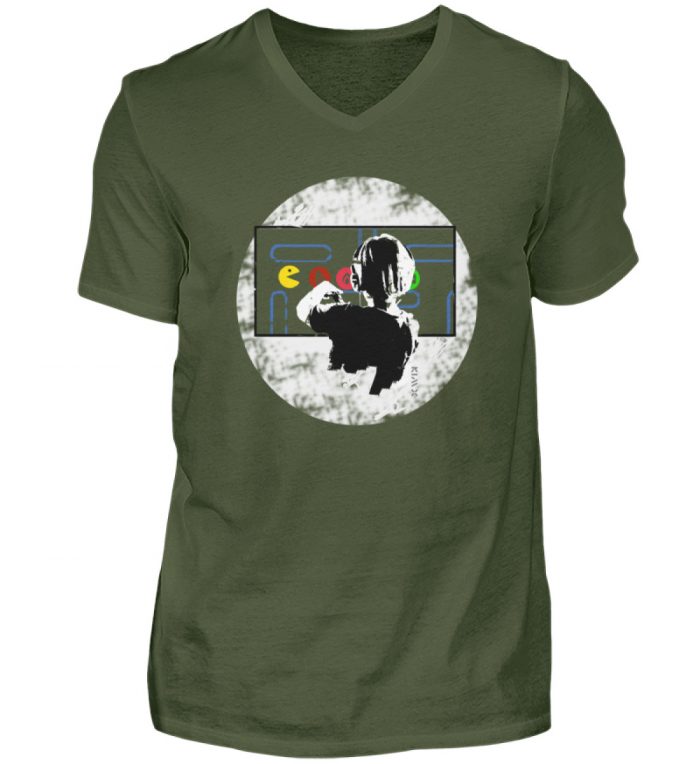 ENERGIEWENDE-GAME | Shirt zum Kampf der Erzeuger - Herren V-Neck Shirt-2587