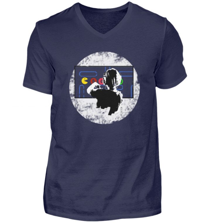 ENERGIEWENDE-GAME | Shirt zum Kampf der Erzeuger - Herren V-Neck Shirt-198