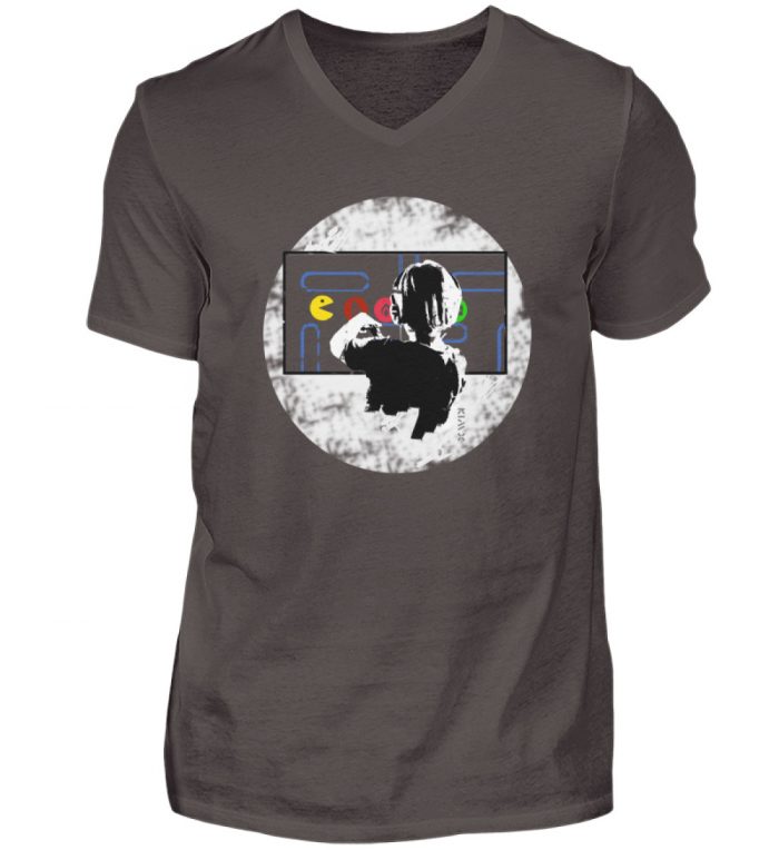 ENERGIEWENDE-GAME | Shirt zum Kampf der Erzeuger - Herren V-Neck Shirt-2618