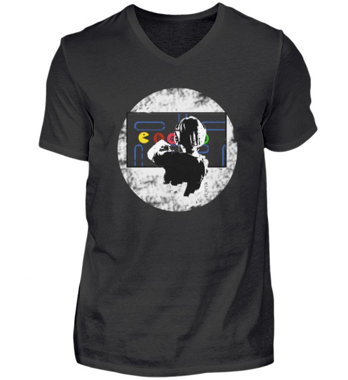 ENERGIEWENDE-GAME | Shirt zum Kampf der Erzeuger - Herren V-Neck Shirt-16