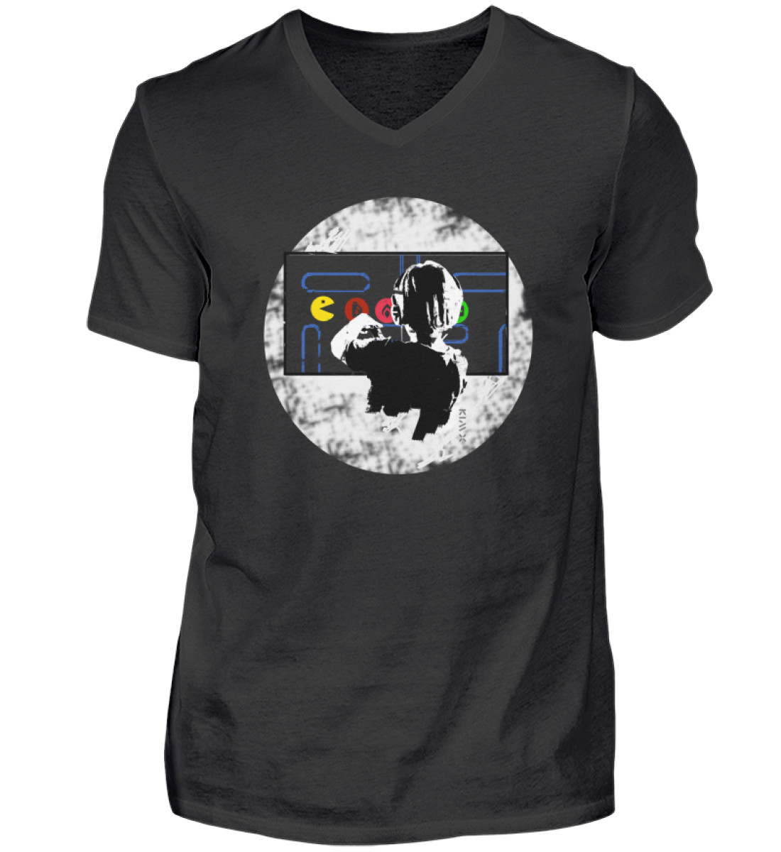 ENERGIEWENDE-GAME | Shirt zum Kampf der Erzeuger - Herren V-Neck Shirt-16