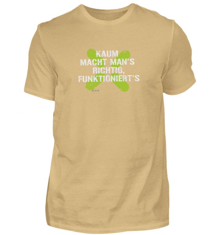 KAUM MACHT MAN-S RICHTIG | KIM X rundhals Shirt - Herren Shirt-224