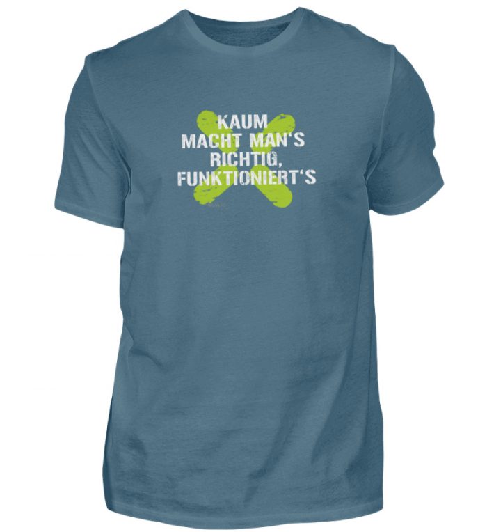 KAUM MACHT MAN-S RICHTIG | KIM X rundhals Shirt - Herren Shirt-1230