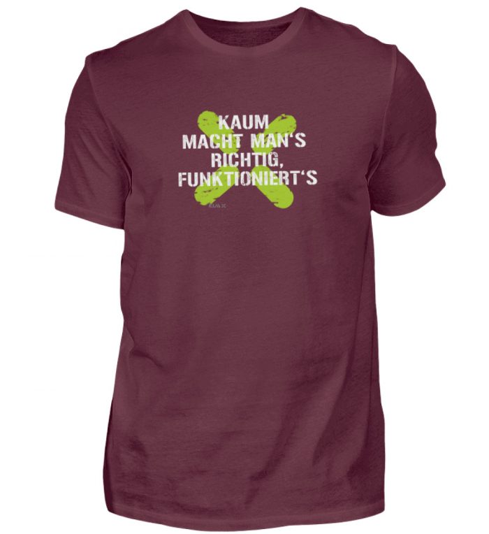 KAUM MACHT MAN-S RICHTIG | KIM X rundhals Shirt - Herren Shirt-839