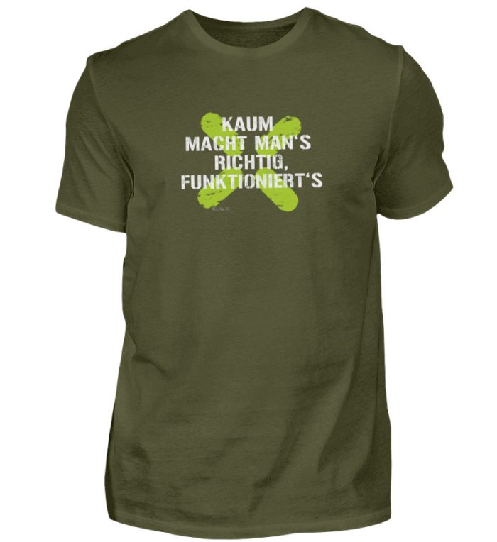 KAUM MACHT MAN-S RICHTIG | KIM X rundhals Shirt - Herren Shirt-1109