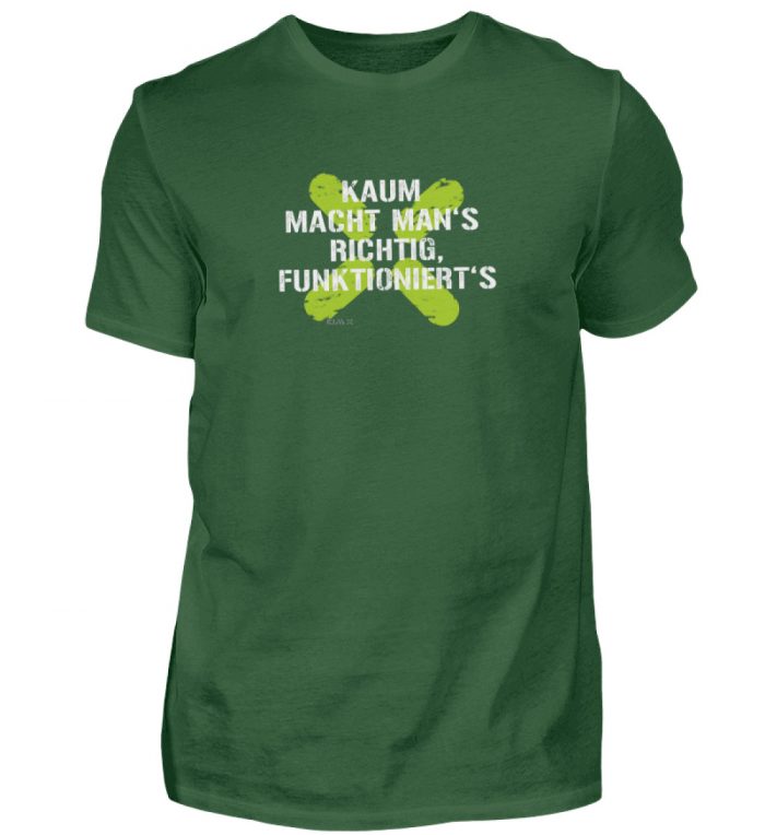 KAUM MACHT MAN-S RICHTIG | KIM X rundhals Shirt - Herren Shirt-833