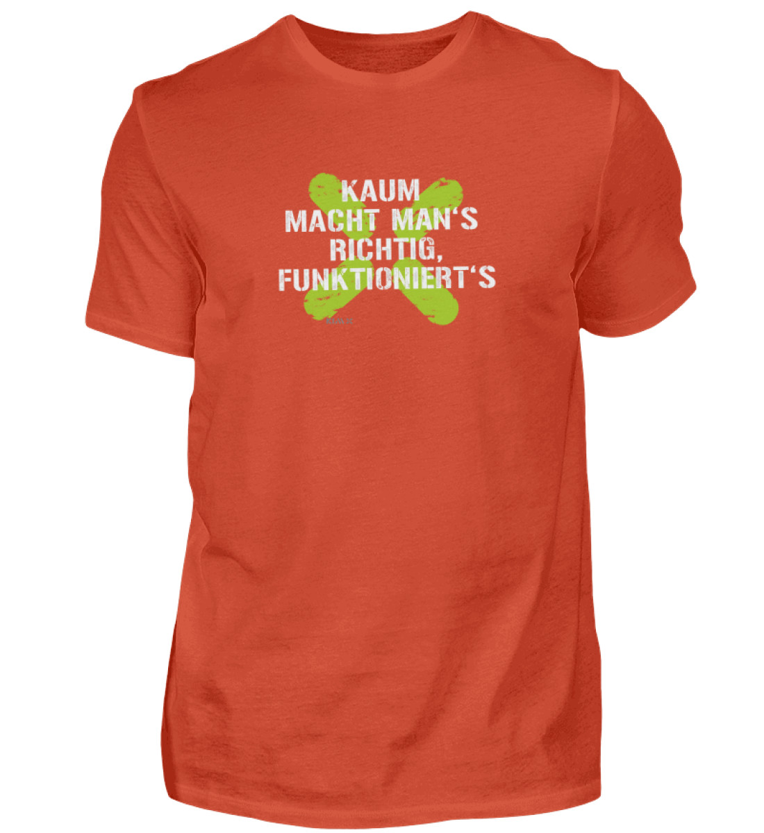 KAUM MACHT MAN-S RICHTIG | KIM X rundhals Shirt - Herren Shirt-1236