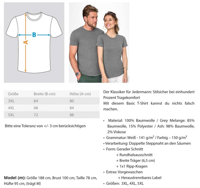 KAUM MACHT MAN'S RICHTIG | KIM X | Übergrößen-Shirt – Bild 2