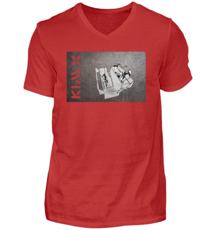 TRANSFORMATION TOOLBOX | KIM X Shirt für den Wandel - Herren V-Neck Shirt-4