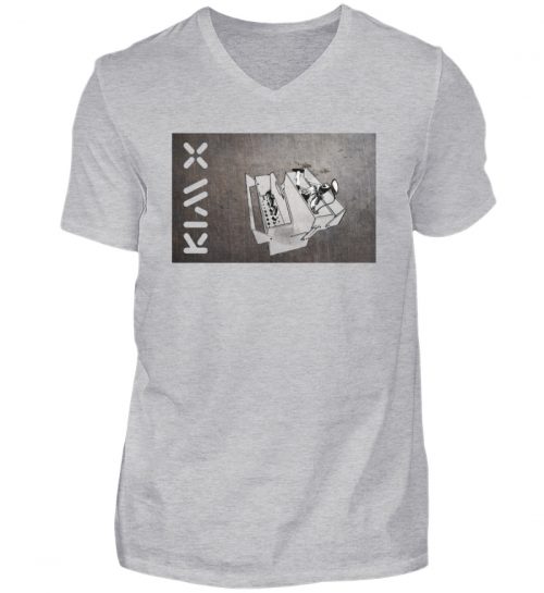TRANSFORMATION TOOLBOX | KIM X Shirt für den Wandel - Herren V-Neck Shirt-17