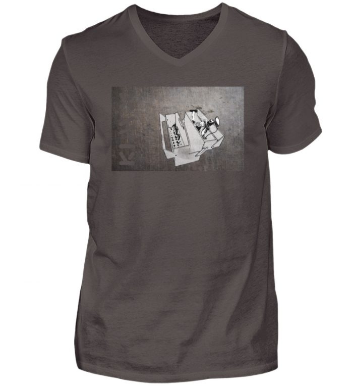 TRANSFORMATION TOOLBOX | KIM X Shirt für den Wandel - Herren V-Neck Shirt-2618
