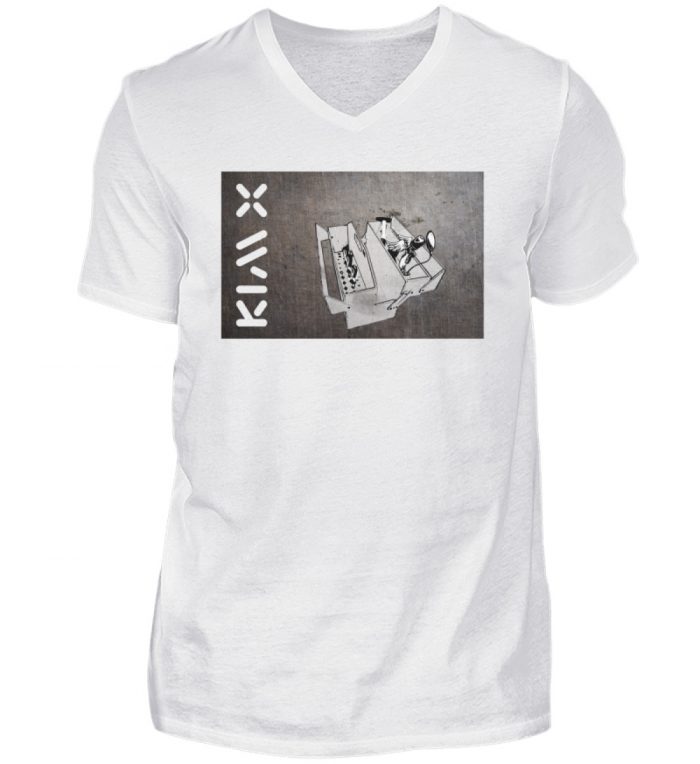 TRANSFORMATION TOOLBOX | KIM X Shirt für den Wandel - Herren V-Neck Shirt-3