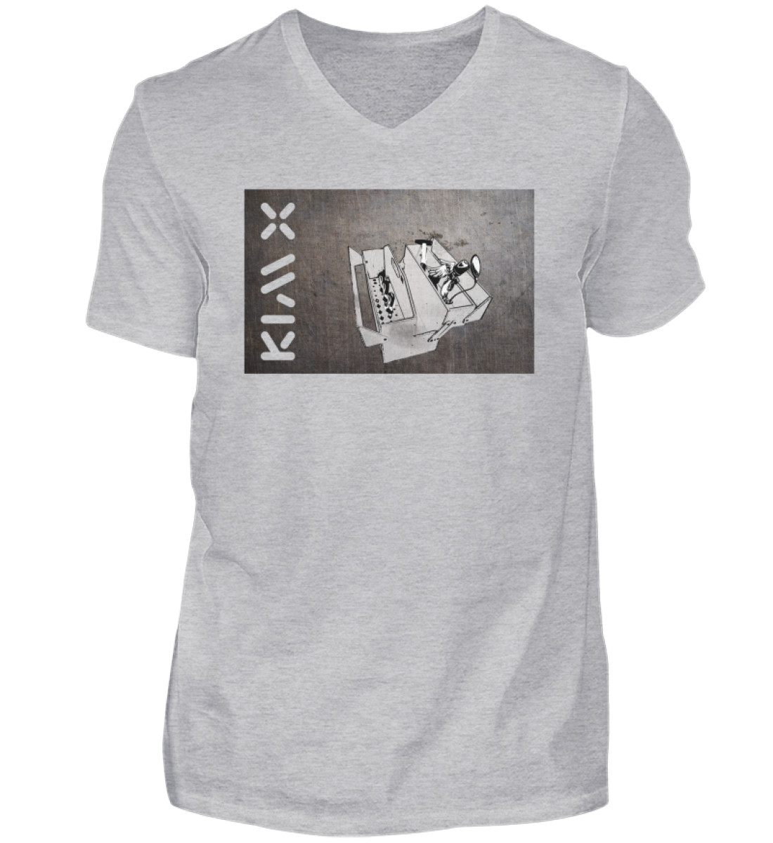 TRANSFORMATION TOOLBOX | KIM X Shirt für den Wandel - Herren V-Neck Shirt-17