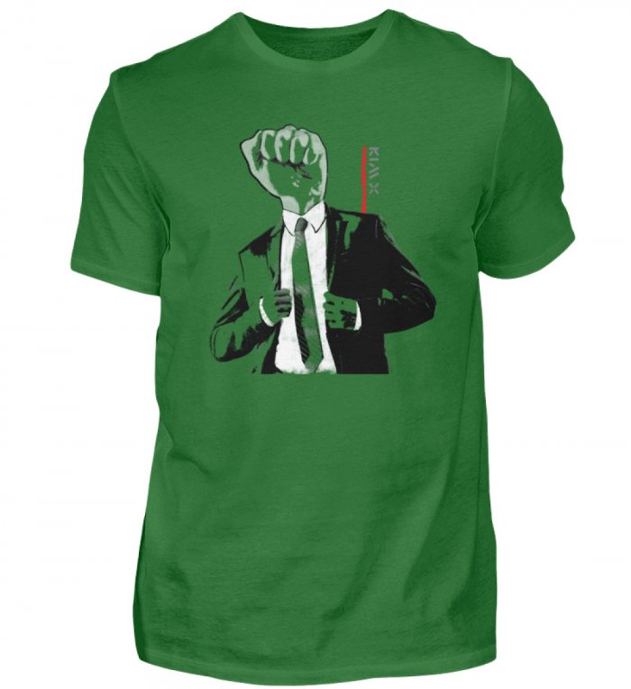 BUSINESS FIGHTER | KIM X Herren Shirt V-Neck  - Herren Shirt – Bild 5
