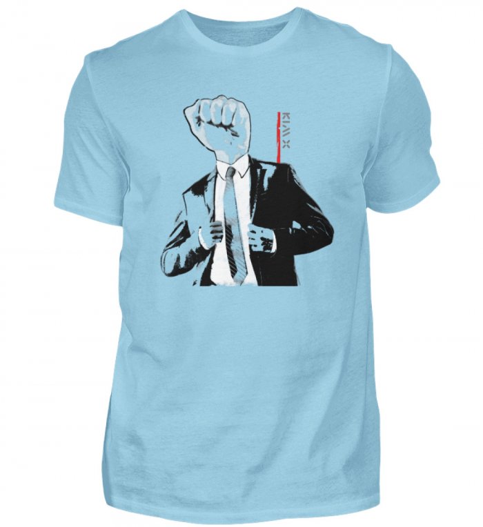 BUSINESS FIGHTER | KIM X Herren Shirt V-Neck  - Herren Shirt – Bild 6