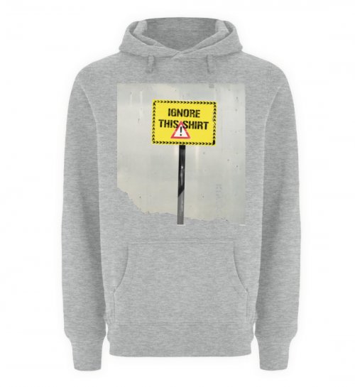 IGNORE THIS SHIRT | KIM X | - Unisex Premium Kapuzenpullover-6807