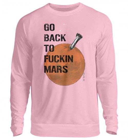 GO BACK TO MARS | Übergrößen-Shirt - Unisex Pullover-1490
