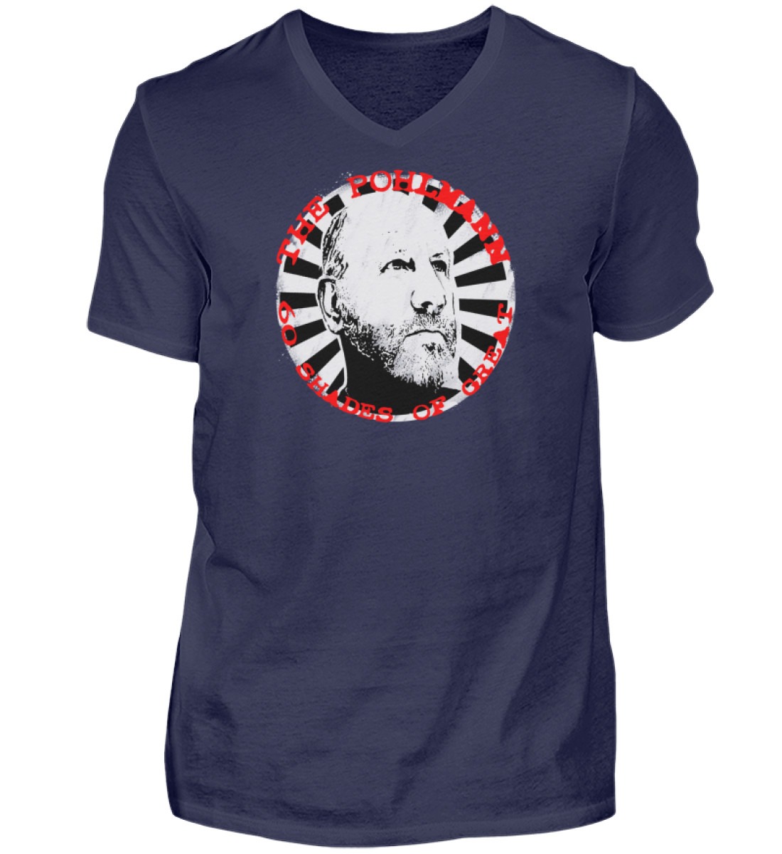 Pohlmann 60 - Herren V-Neck Shirt-198