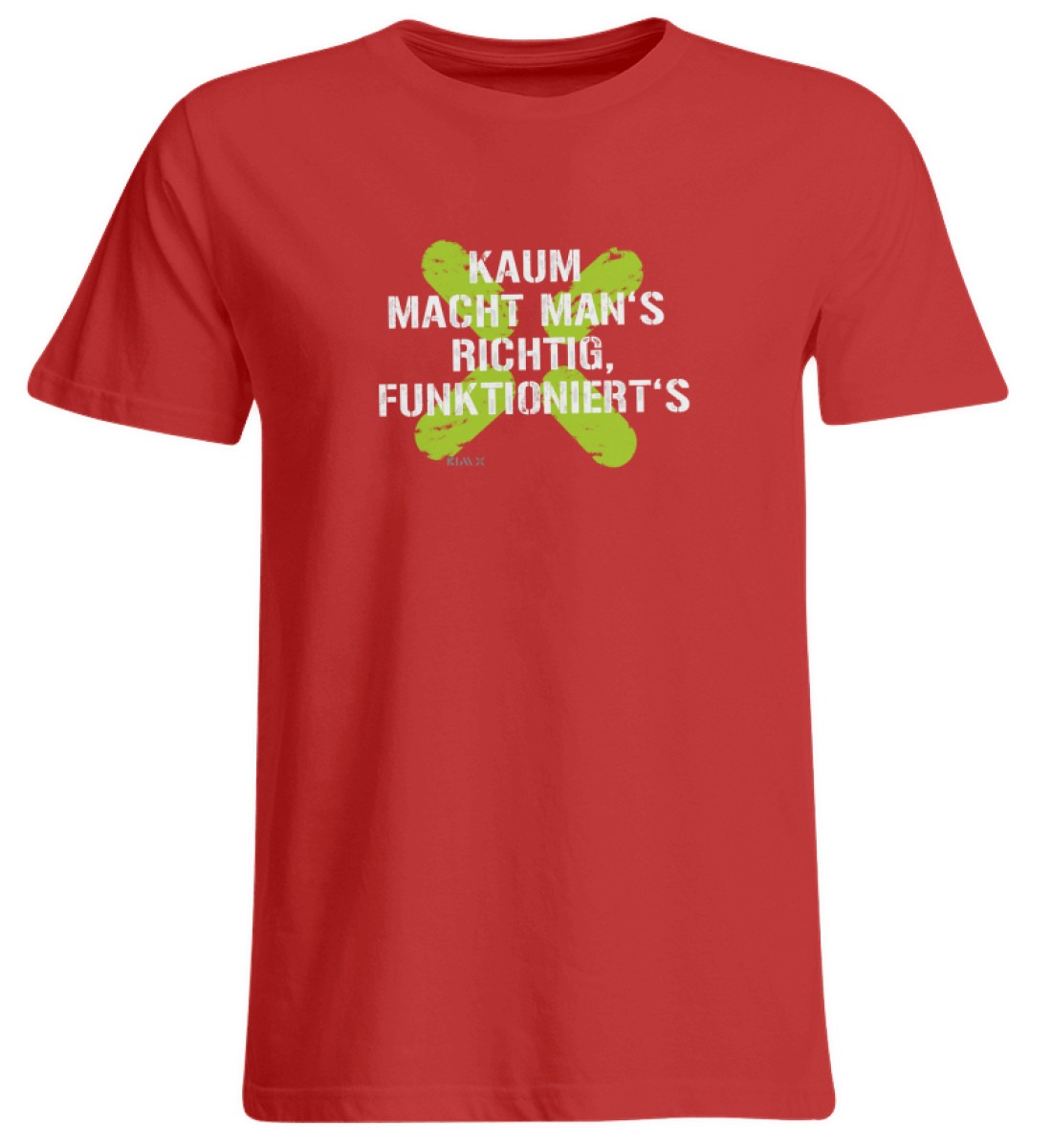 KAUM MACHT MAN-S RICHTIG | KIM X rundhals Shirt Übergröße - Übergrößenshirt-4